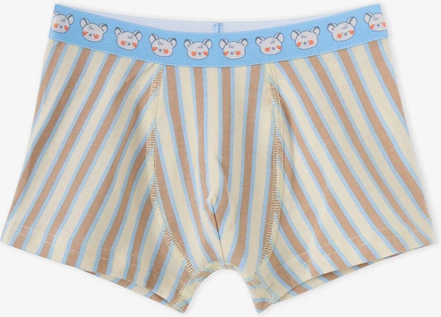 Penti Erkek Çocuk Mavi Cute Animals Pamuklu 3'lü Boxer görsel 3