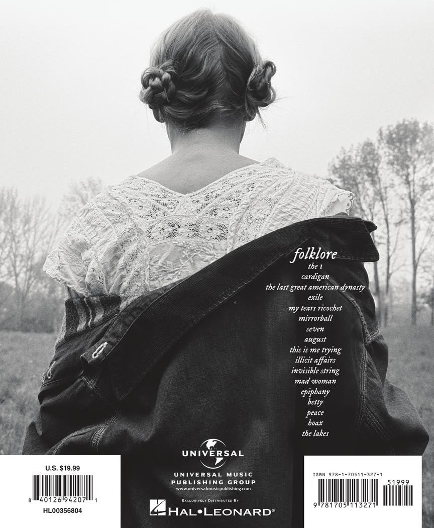 Brf Store Sidelyasell Taylor Swift - Folklore: Piano/vocal/guitar Songbook görsel 2