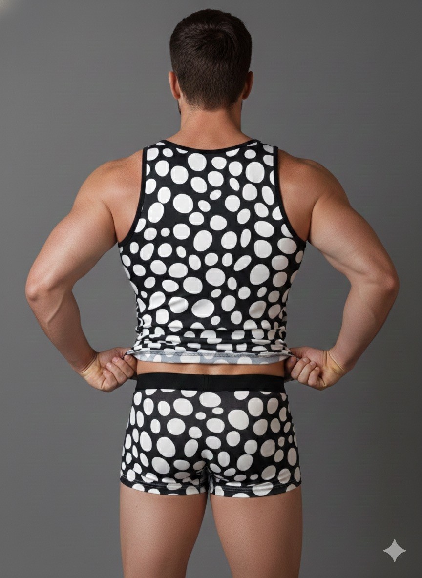 Don Moris Erkek Desenli Atlet Boxer Takımı görsel 3