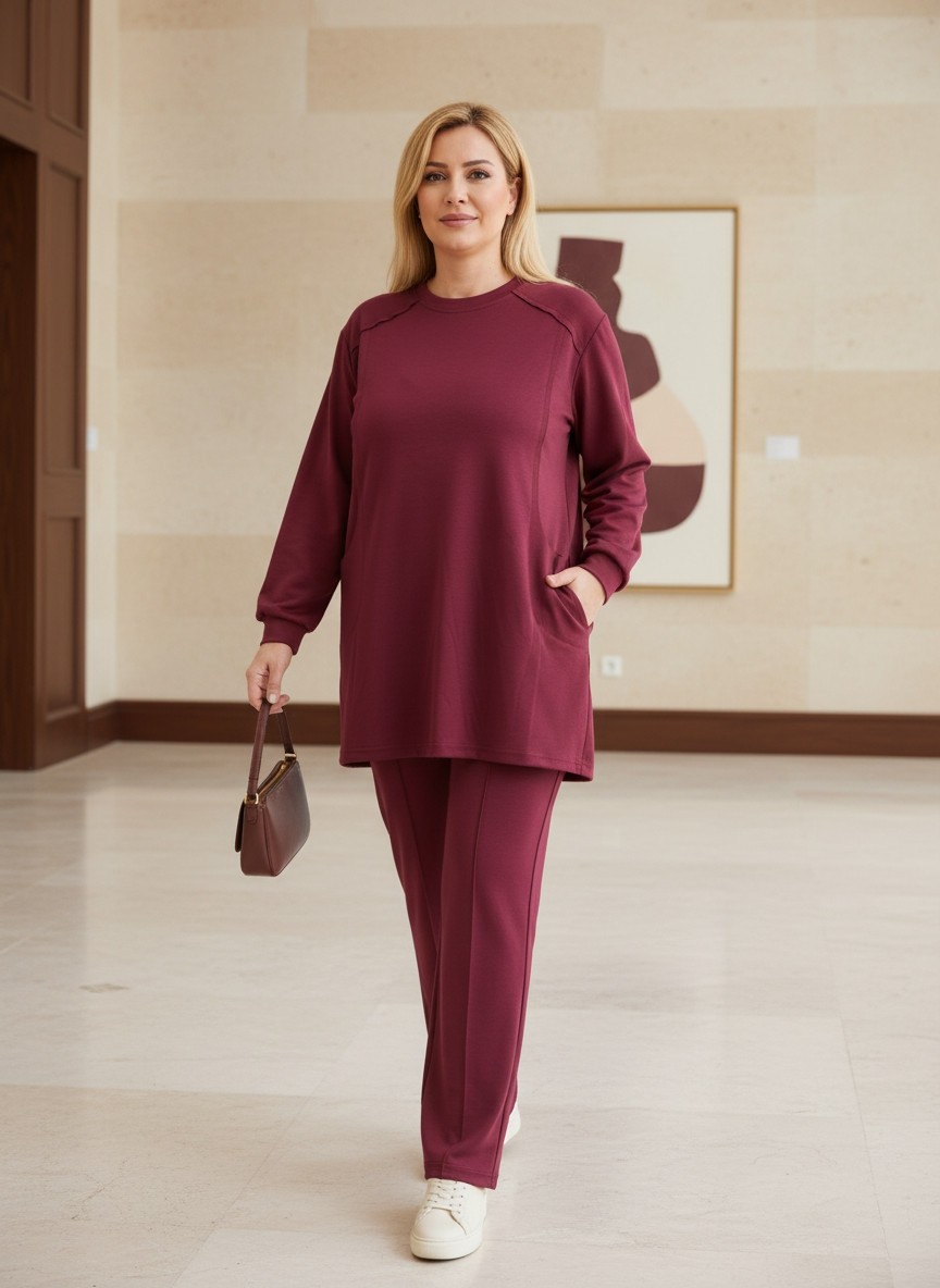 Hüma Sultan Laduren Duru Soft Touch Cepli Takım görsel 6