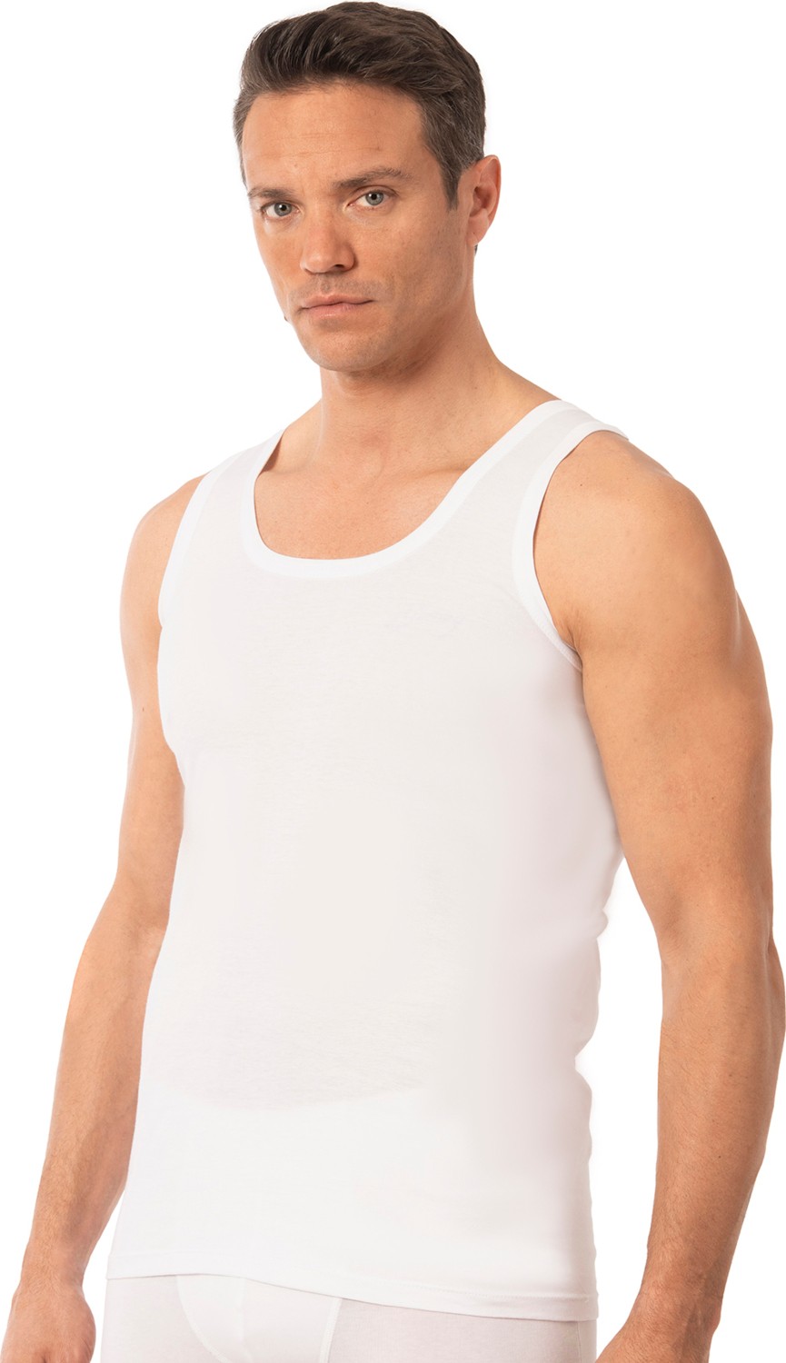 Özkan Underwear Özkan 0050 6'lı Paket Erkek %100 Pamuklu Penye Süprem Kalın Askılı Atlet görsel 4
