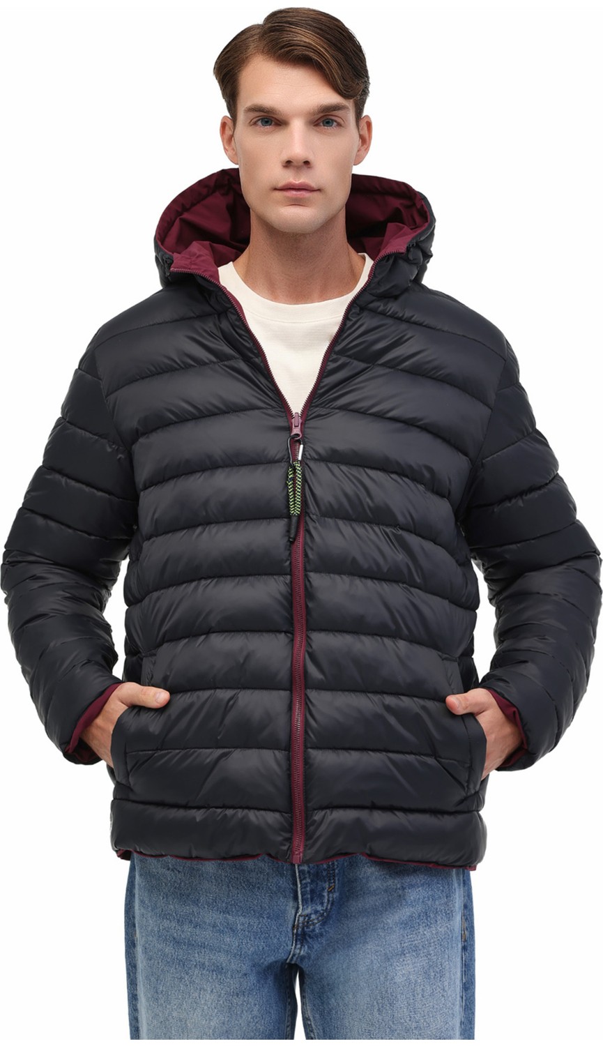 Lumberjack ml Lucas Coat 1N55 5pr Siyah Erkek Mont görsel 5