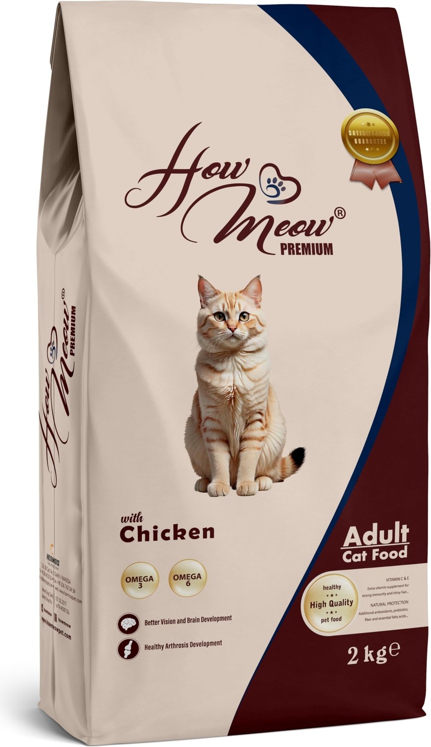 Aesco How Meow Yetişkin Kedi Maması Tavuklu 2 kg