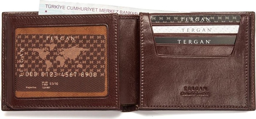 Tergan Taba Hakiki Deri Erkek Cüzdan - S1CE00001373-A99 görsel 3