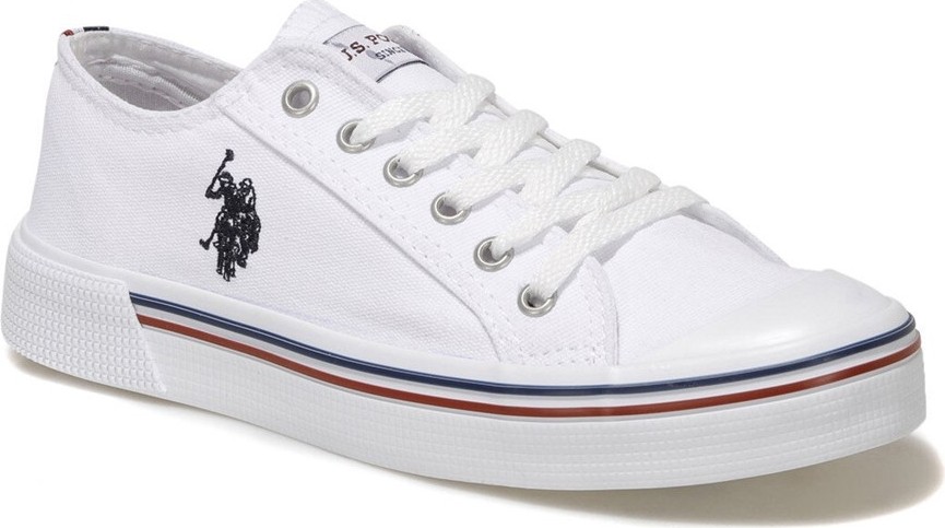 U.S. Polo Assn. U.S Polo Assn. Penelope 1FX Kadın Beyaz Bez Spor Ayakkabı