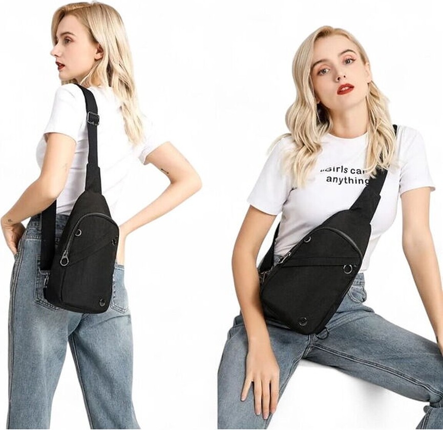 Smart Bags SMBYB1239-0001 Siyah Kadın Body Bag görsel 5