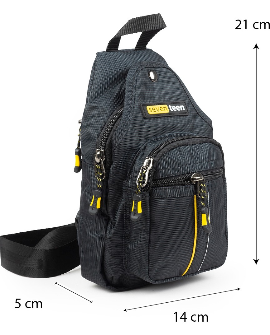 İmaks Küçük Boy Çokgözlü Günlük Çapraz Göğüs El ve Omuz Çantası Unisex Body Bag 955 görsel 3