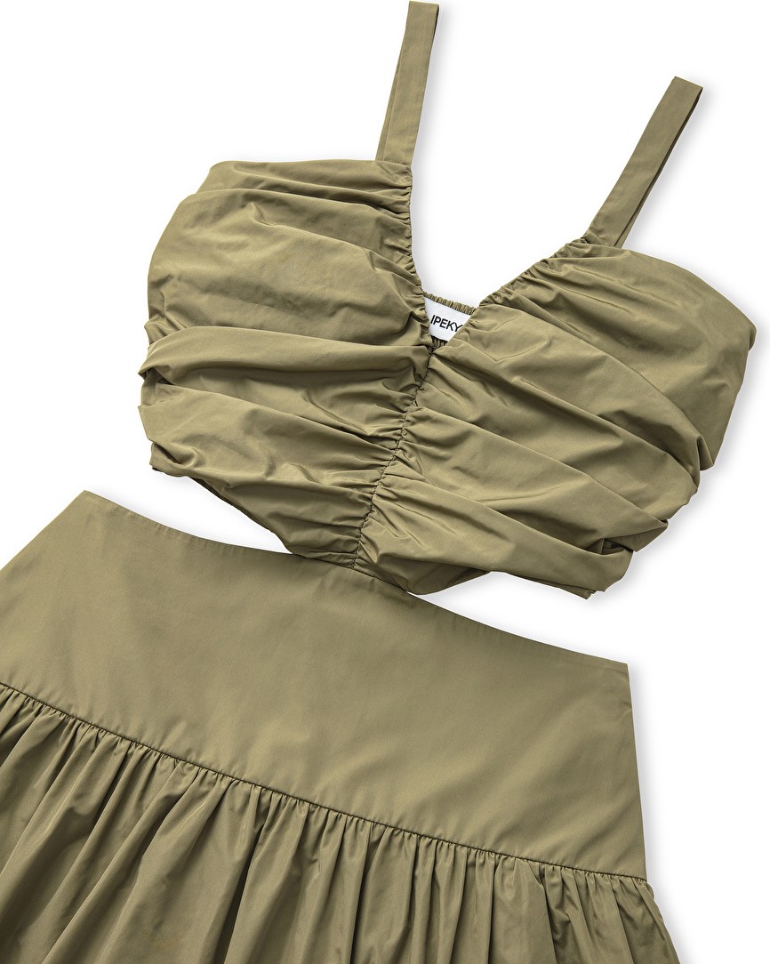 İpekyol Cutout Tafta Elbise IS1250002459022 görsel 2