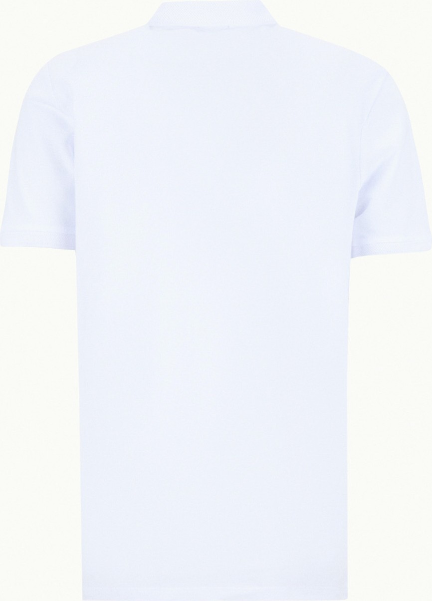 Fabrika Düz Beyaz Erkek Polo T-Shirt Nobro Cepsız Nb görsel 8