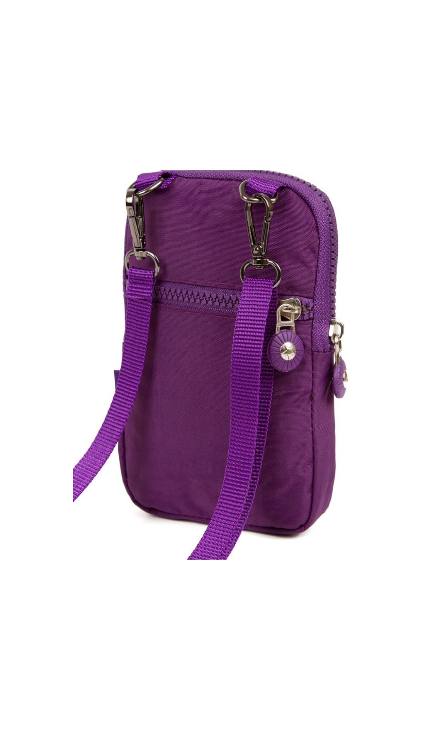 Sannora Bags Unisex Su Geçirmez Krinkıl Mini Telefon Cüzdan ve Pasaport Boyun Askılı Çapraz Omuz Çanta. görsel 5