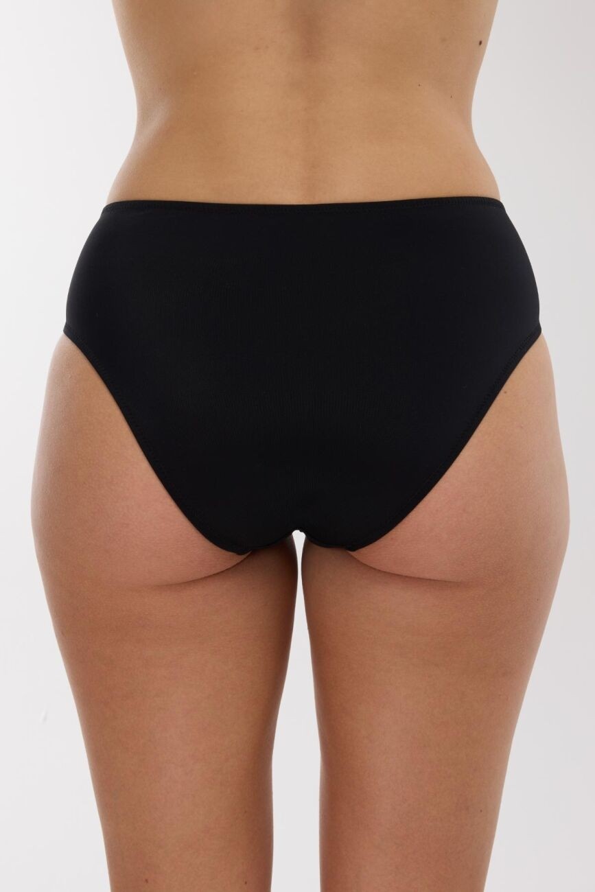 Ayyıldız 63069 Siyah Yarı Yüksek Bel Bikini Altı görsel 2