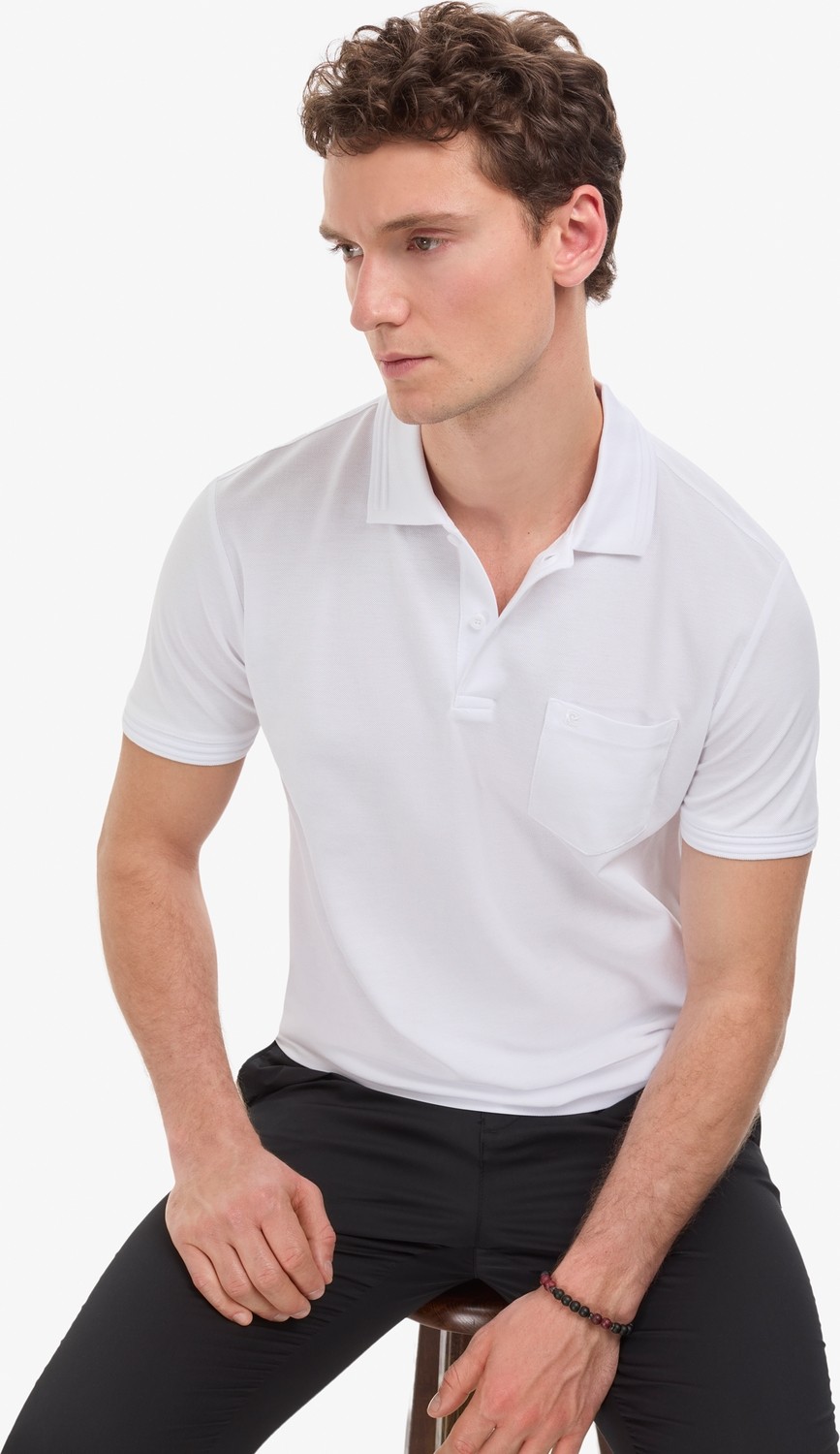 Pierre Cardin Erkek Bordo Regular Fit %100 Pamuk Cepli Kıvrılmaz Düğmeli Polo Yaka Basic Tişört 50325290-VR014