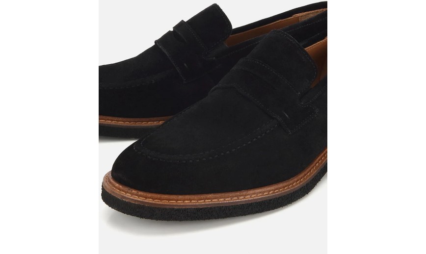Hotiç Erkek Süet Deri Lacivert Klasik Loafer görsel 3