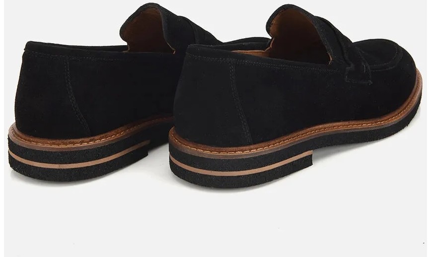 Hotiç Erkek Süet Deri Lacivert Klasik Loafer görsel 4