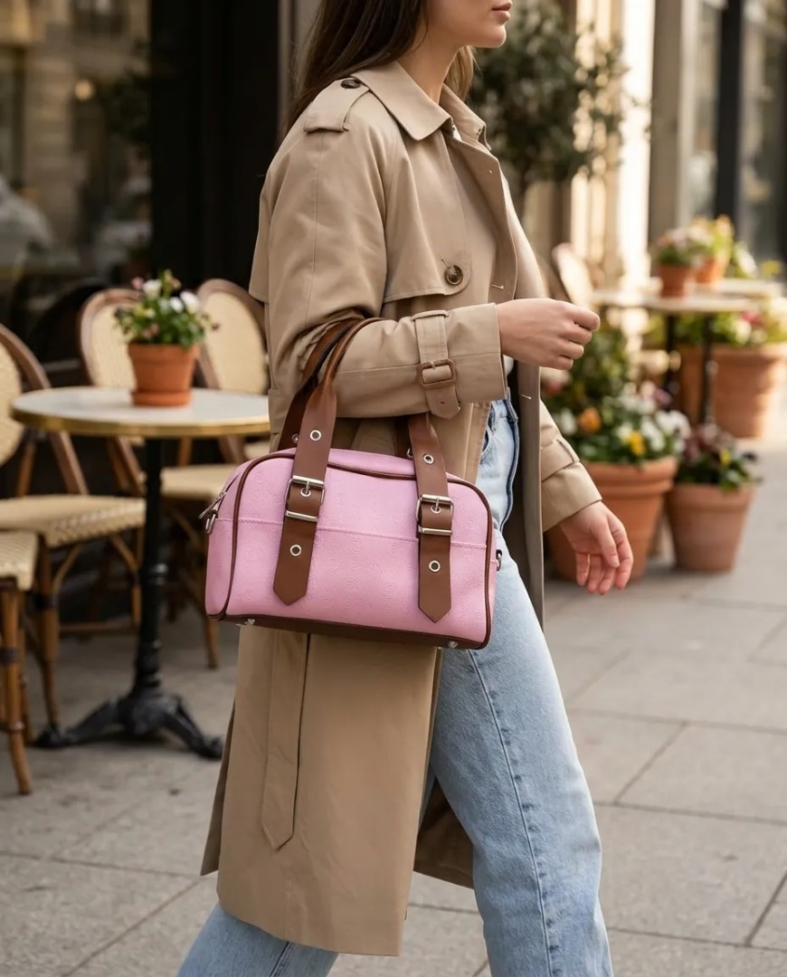 Aksiyon Global City Bloom Pembe Omuz Çantası - Lisinya