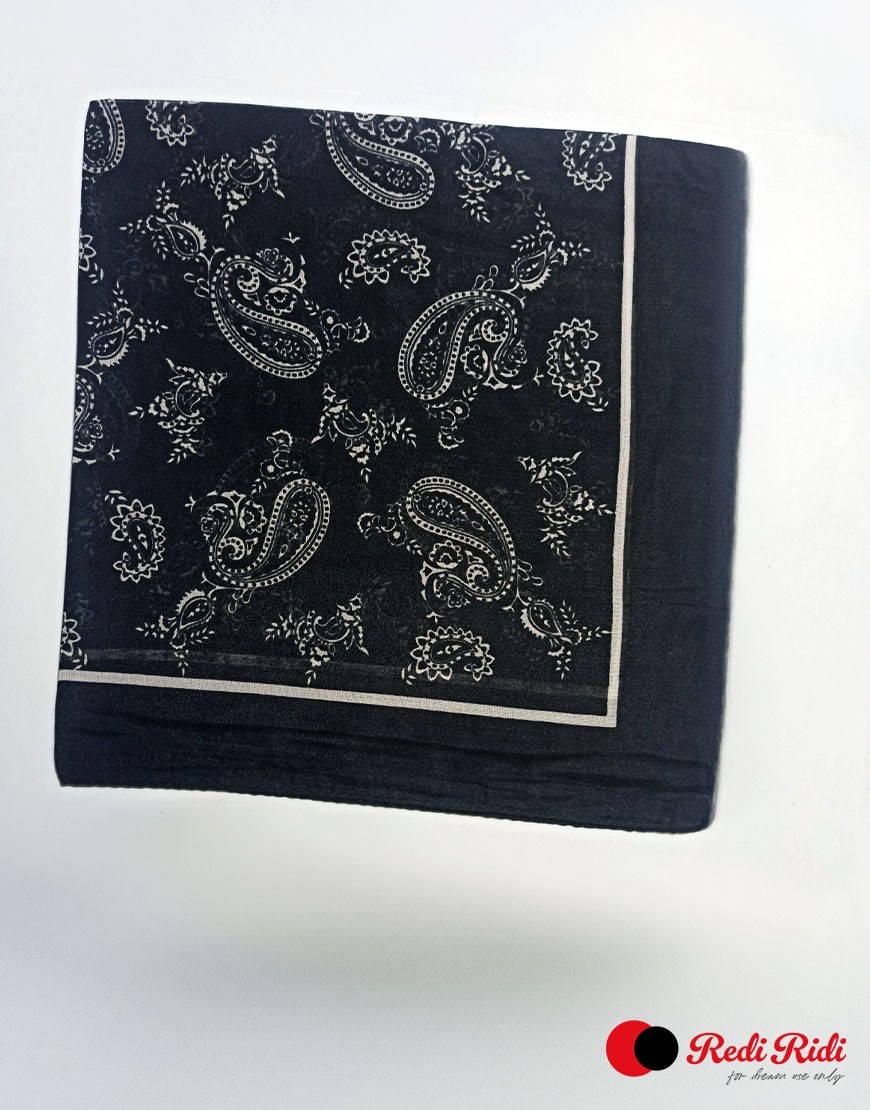 Redi Ridi Fular Bandana Paisley Siyah
