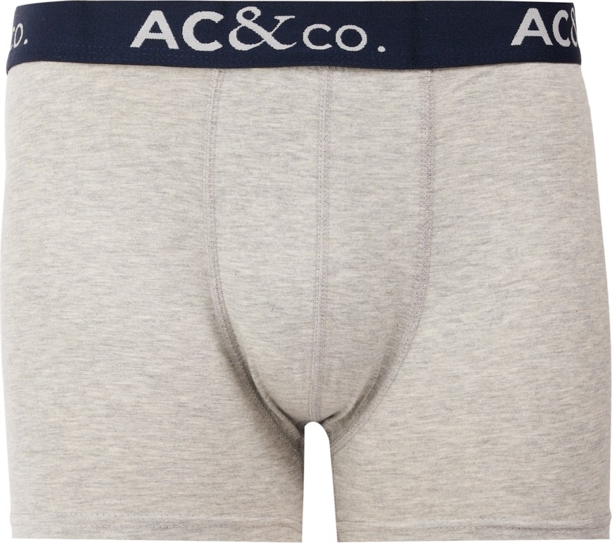 Altınyıldız Classics Erkek Premium Pamuklu Lacivert-gri Esnek Desenli 3'lü Boxer Paketi (Damat Bohçası) Çeyiz Seti görsel 4