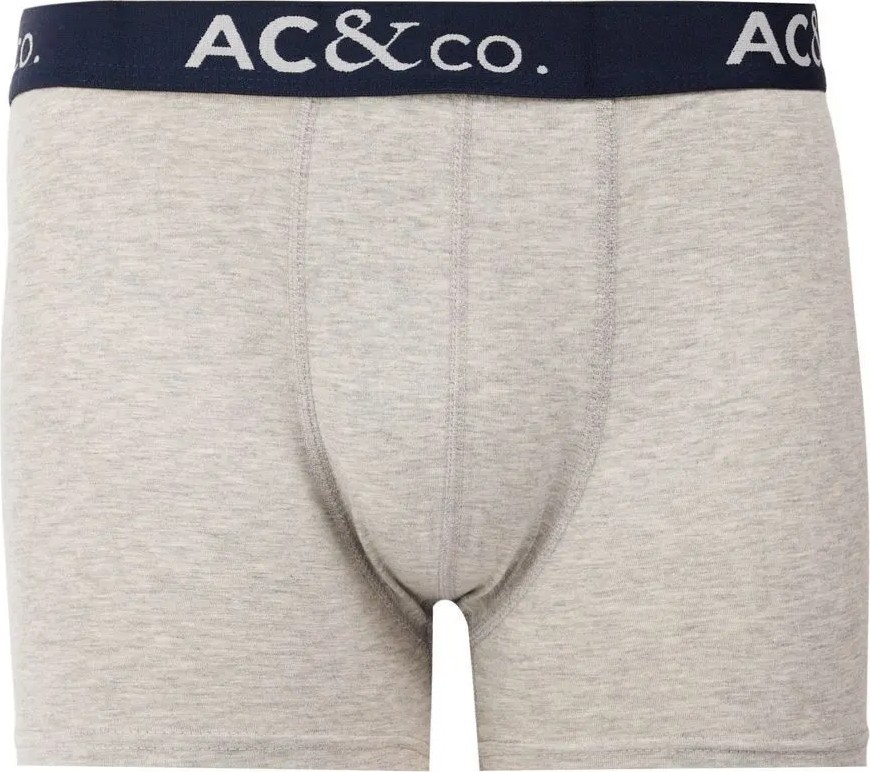 Altınyıldız Classics Erkek Premium Pamuklu Lacivert-gri Esnek Desenli 3'lü Boxer Paketi (Damat Bohçası) Çeyiz Seti görsel 7
