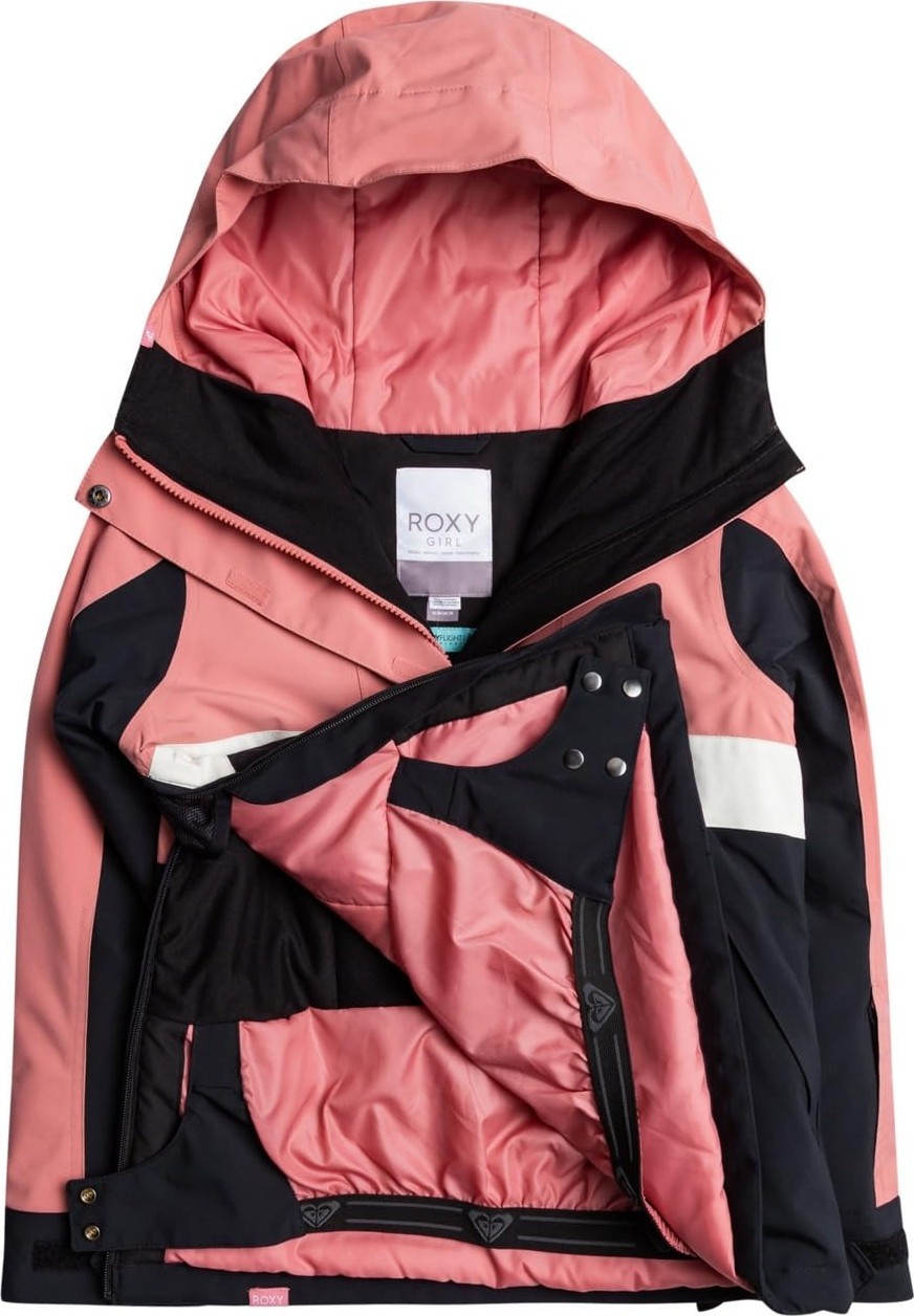 Aesco Roxy Shelter Kız Çocuk Pembe Snowboard Ceketi görsel 4