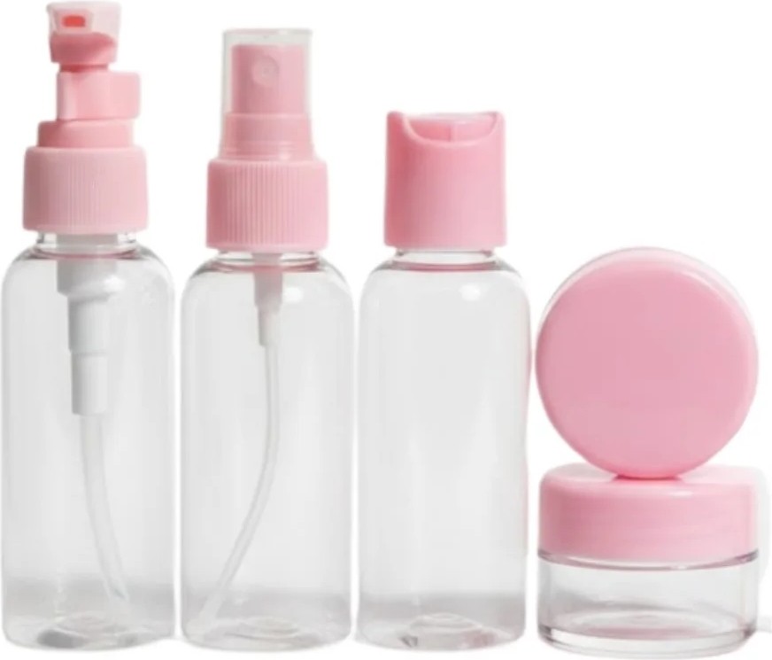 Taşınabilir 5’li Seyahat Kozmetik Şişe Seti 30 ml Sızdırmaz görsel 3