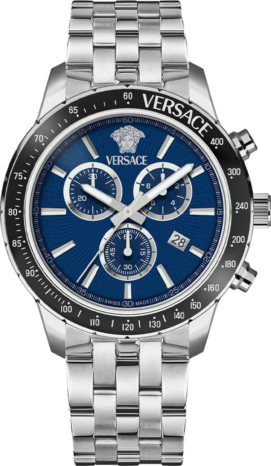 Versace VRSCVEZCA0324 Gri Çelik Erkek Kol Saati