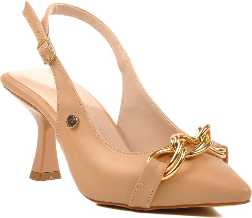 Ayakmod Pierre Cardin PC-54739 Z Bej Kadın Abiye Ayakkabı Stiletto