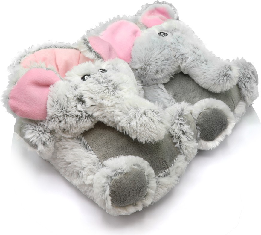 Twigy Elephant Kadın Hayvanlı Panduf Gri 36/41