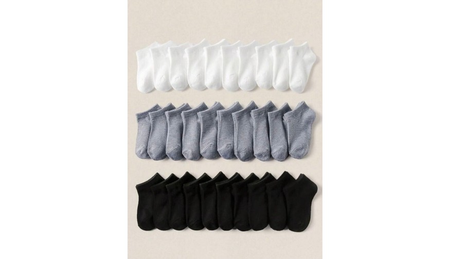 Black Arden Socks Unisex Çocuk Çorap Seti 5'li Mevsimlik Gri Pamuk Elastan Rahat Kullanım İçin Tasarlandı görsel 4