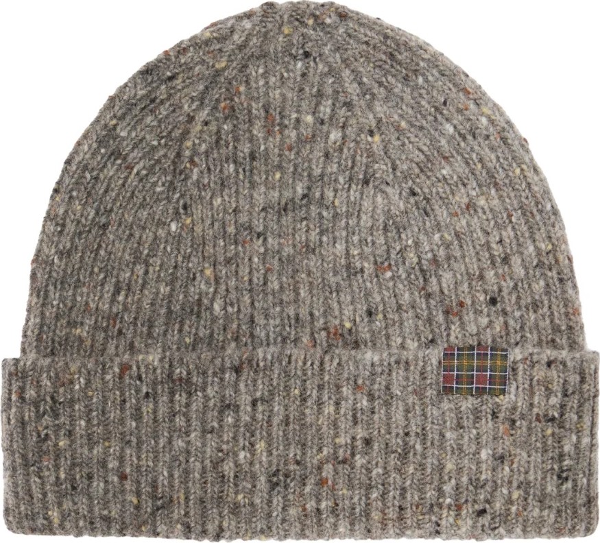 Barbour Scottish Donegal Tweed Knitted Bere ST51 Grey/stone