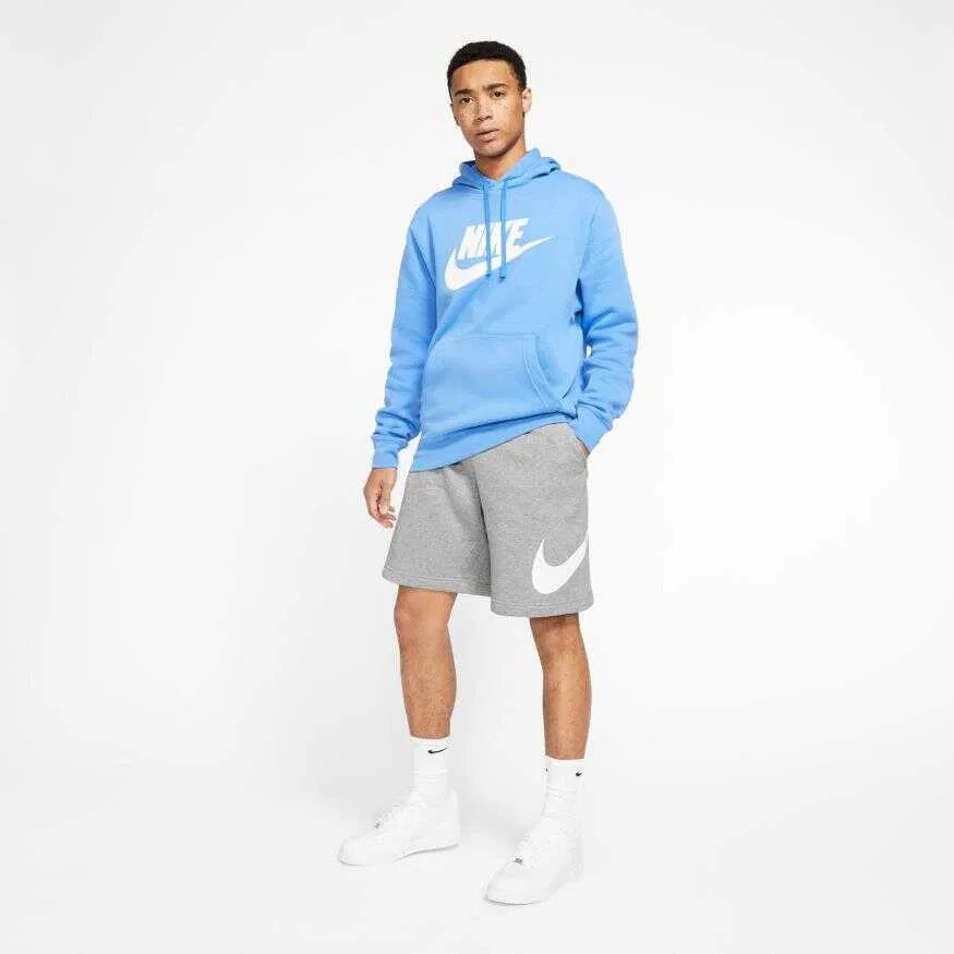 Nike Sportswear Club Erkek Şort Gri Baskılı Normal Bel Rahat Kesim İpli L Beden BV2721-063 görsel 5