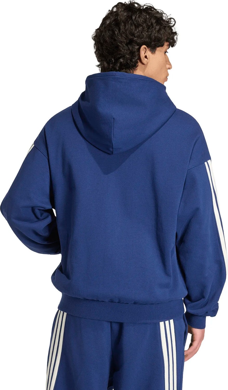 adidas KW2392 M Ak 3s Fz Mavi Erkek Zip Ceket görsel 4