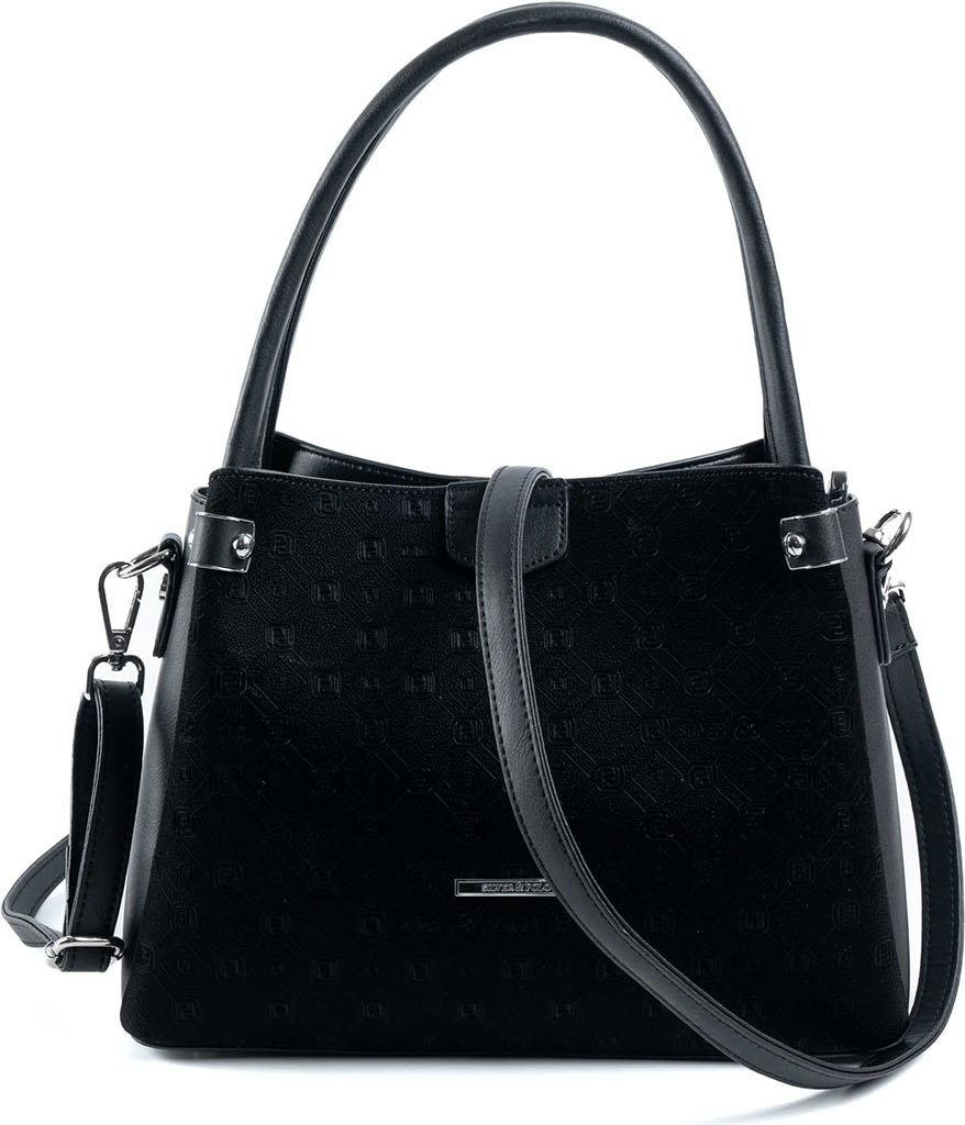 Silver & Polo Silver Polo Siyah - Siyah Fashion Kadın El Çantası SP1254 görsel 5