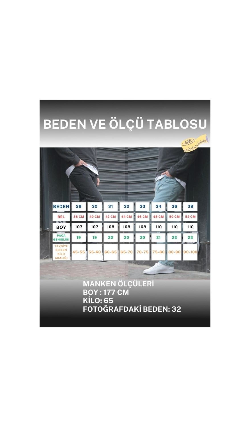 Osyday Erkek Baggy Bol Kesim Pantolon görsel 5