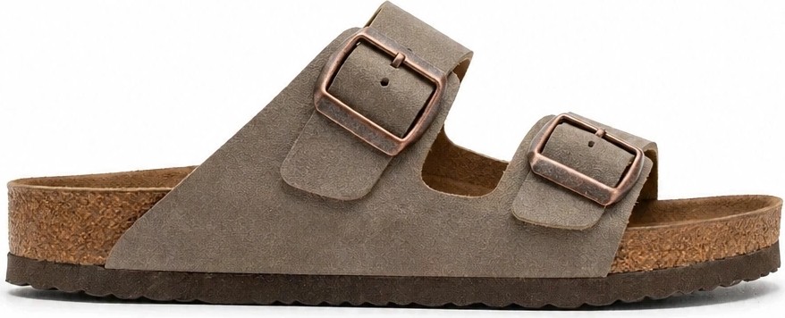 Sivarro Mantar Taban Unisex Çift Tokalı Terlik, Ortopedik, Hafif, Kaymaz Taban