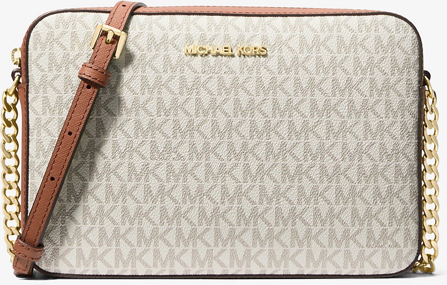 Michael Kors Vanilya Renkli Çapraz Askılı Kadın Çanta Suni Deri Modern Tasarım Koleksiyonu