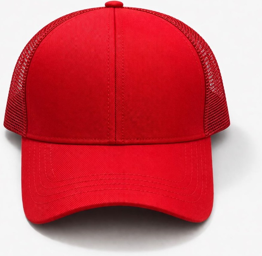 Aydın Şapkacınız Unisex Yazlık Fileli Ayarlanabilir Beyzbol Kep Şapka, Nefes Alabilir Trucker Cap