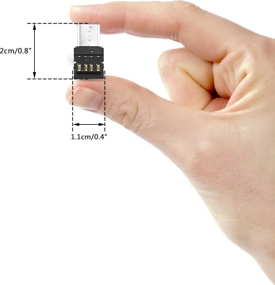 Aesco Spelt Cep Telefonuna Flaş Bellek Takma Tablete Mouse Klavye Takma Usb-A Dişi Usb-C Erkek Otg Adaptör görsel 2