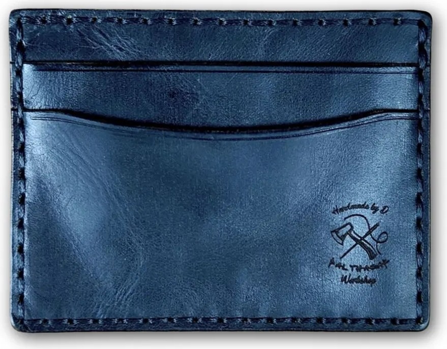 Balthazar Workshop Hakiki Deri El Yapımı Tek Taraflı Erkek Kadın Kartlık Cüzdan (Aldia Premium Modeli)