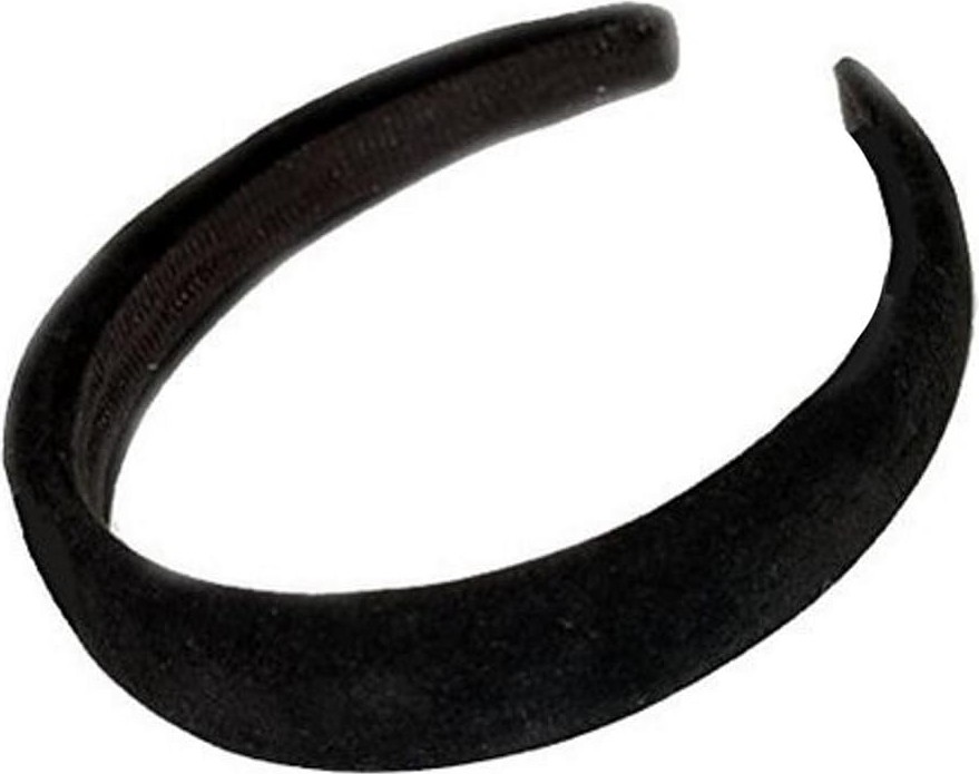 Uravas Store Siyah Kadife Hissi Veren Alice Saç Bandı Saç Bandı 2,5 cm (1) Genişlik
