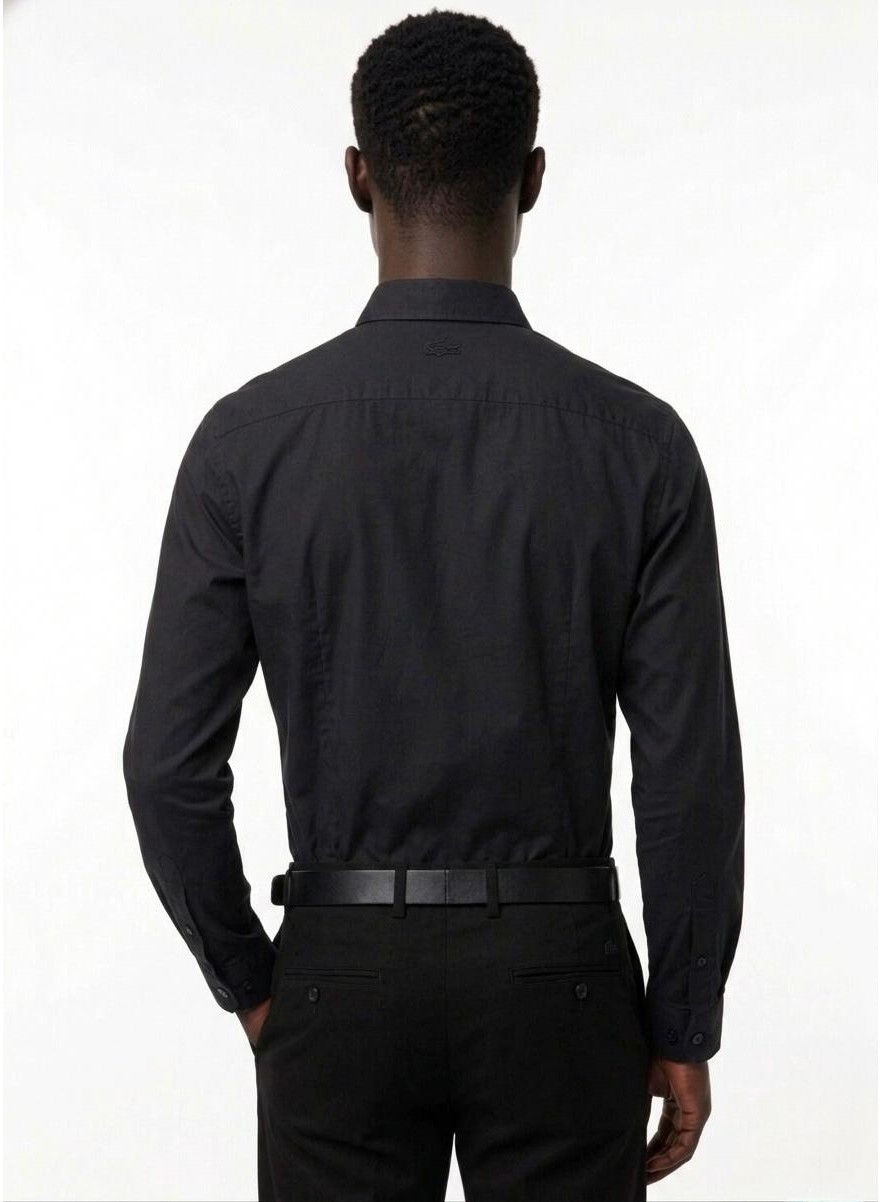 Lacoste Slim Fit Pamuk Paris Gömlek görsel 3