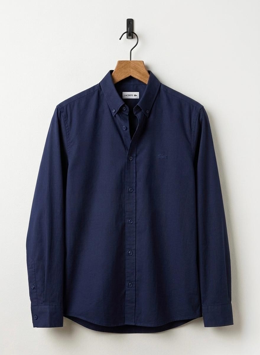 Lacoste Slim Fit Pamuk Paris Gömlek görsel 8