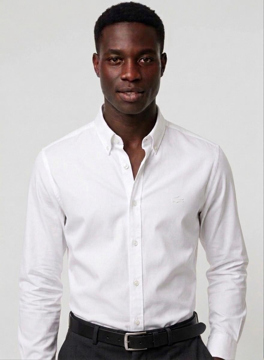 Lacoste Slim Fit Pamuk Paris Gömlek