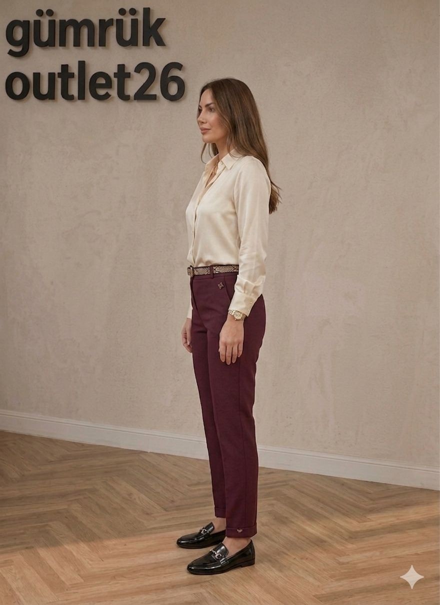 Jimpant Kumaş Pantolon görsel 2