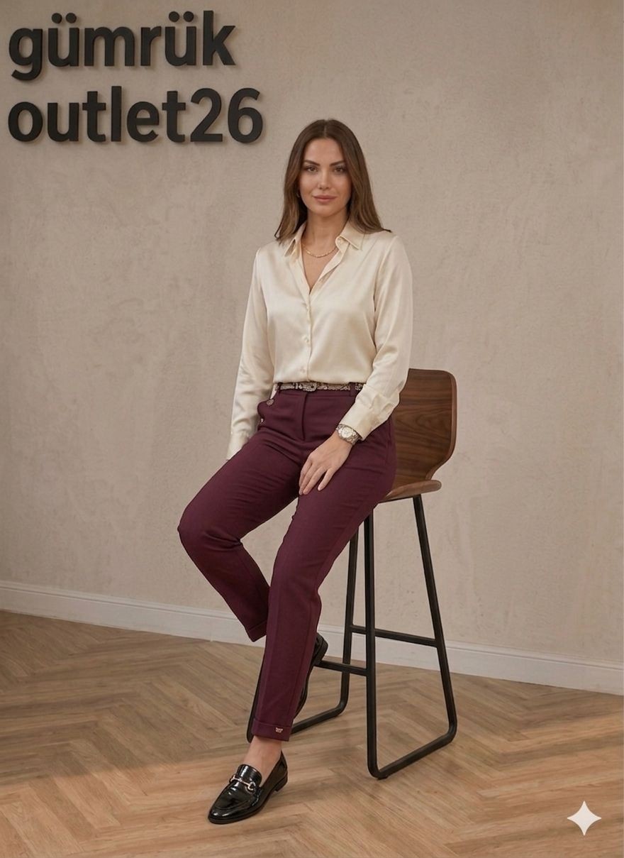 Jimpant Kumaş Pantolon görsel 3