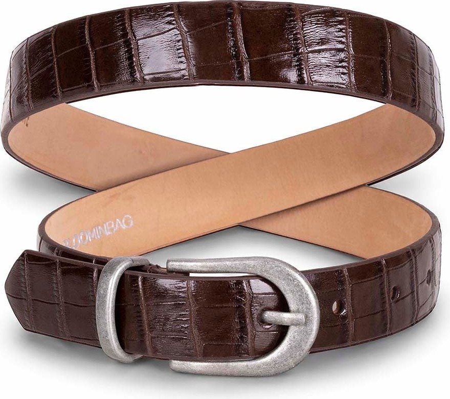 BloominBag Bloom In Still Kadın Hakiki Deri Kemer - Mocha Croco görsel 5