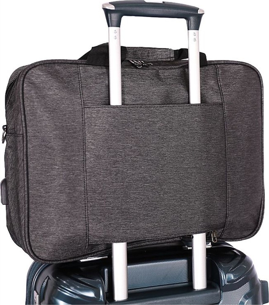 U.S. Polo Assn. Koyu Gri Unisex Laptop & Evrak Çantası PLEVRYD2352 görsel 2