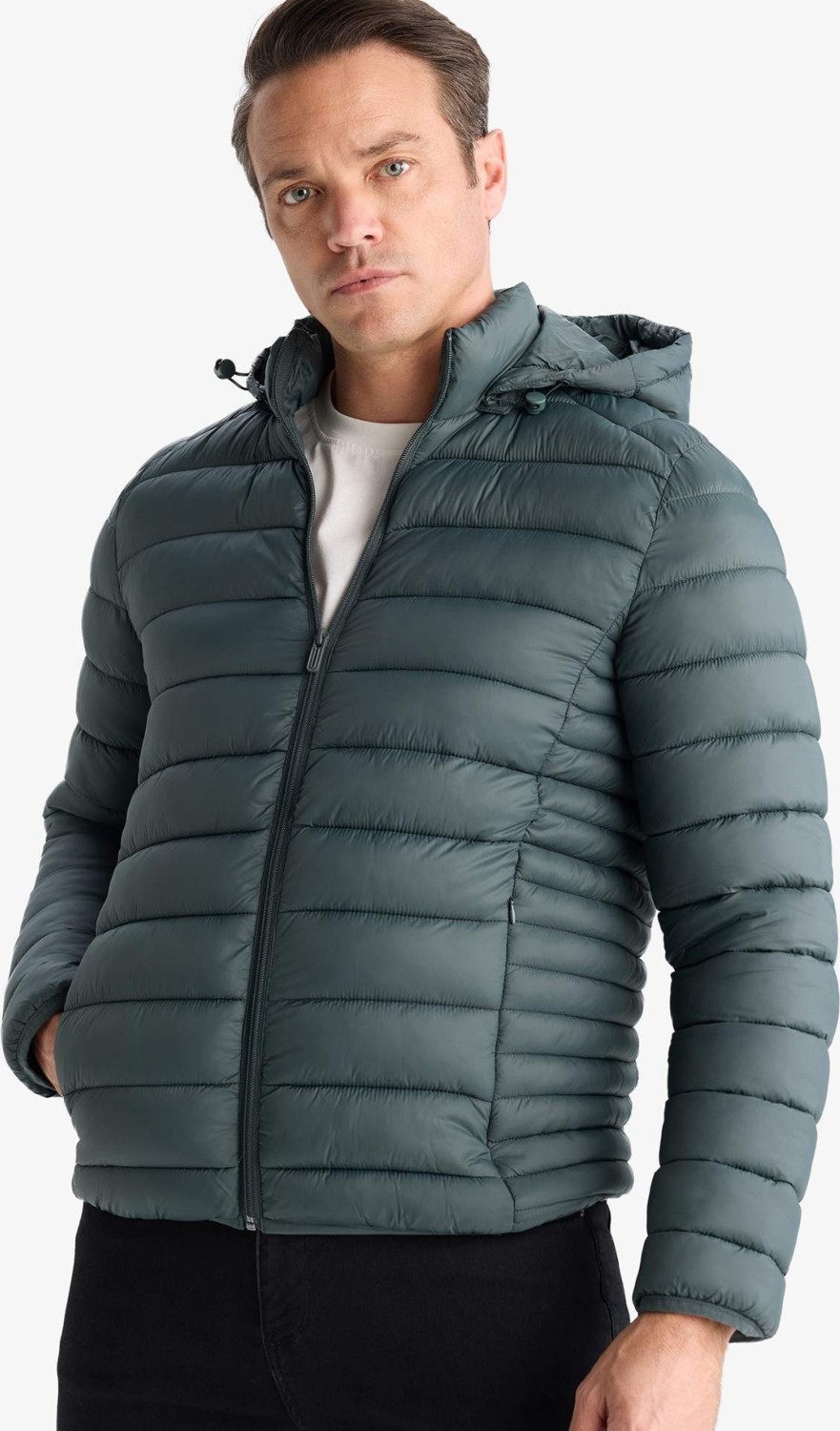 DeFacto Sıcak Tutan Su İtici Slim Fit Mont N4661AZ25AU
