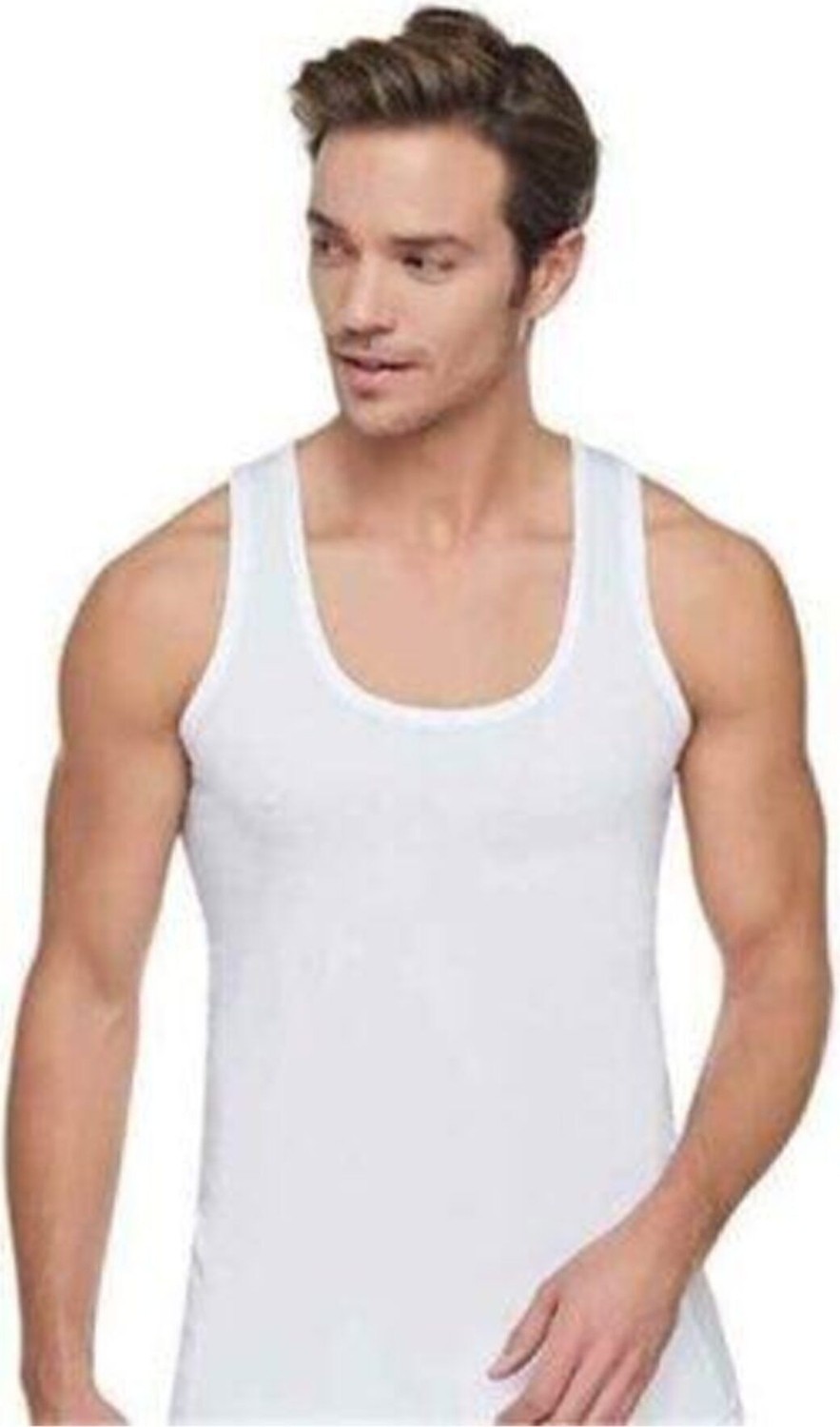 Tutku Erkek Beyaz Penye Atlet 6'lı Paket 2XL Beden Desensiz Rahat Kullanım görsel 7
