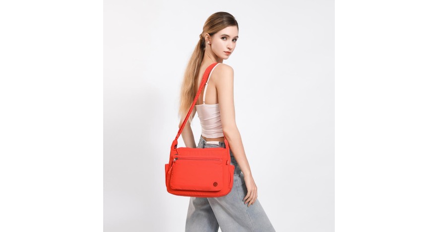 Smart Bags Mikro Poly Kumaş Postacı Kadın Çantası 3146 görsel 8