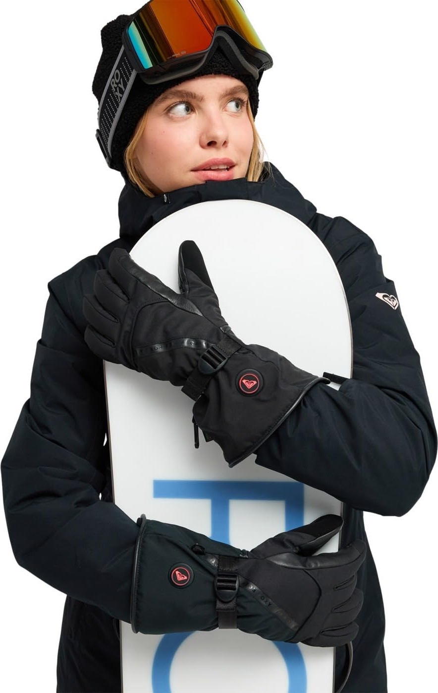 Aesco Roxy Sierra Warmlink, Isıtmalı Teknik Kar Eldiveni, Kadınlar Için, Isıtmalı Teknik Kar Eldiveni, Kadın, S, Siyah. görsel 3